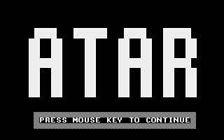 Yahtzee atari screenshot